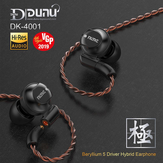 DUNU DK4001 HIRes HiFi EARPHONE